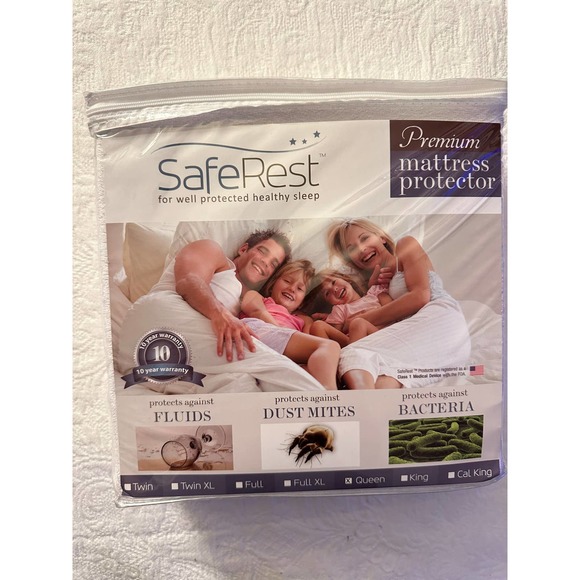 SafeRest Bedding Saferest Queen Size Classic Plus 0 Waterproof